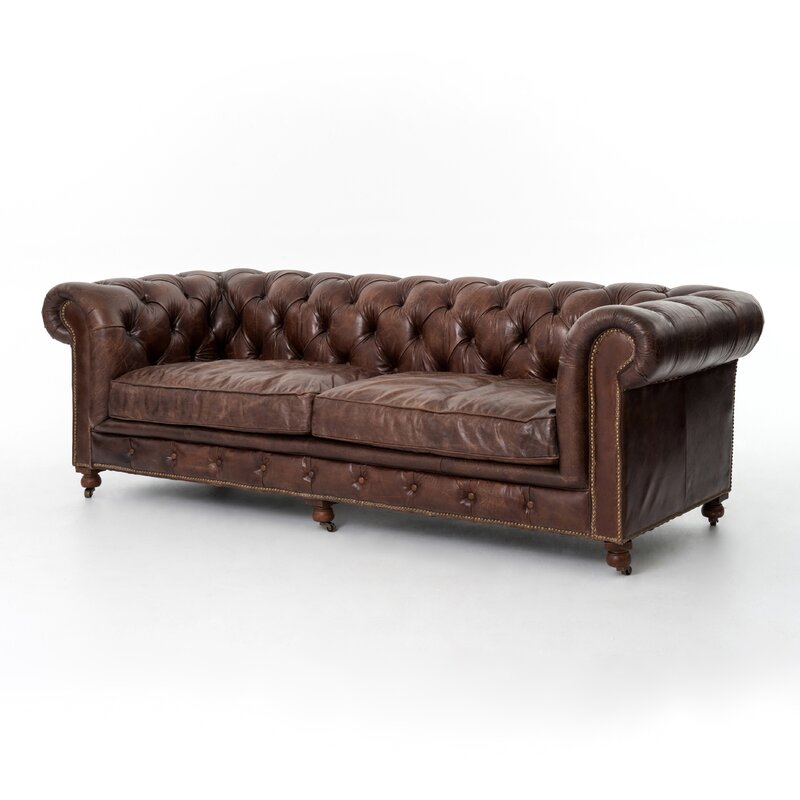 Greenwood+Village+Grain+Chesterfield+Leather+Sofa